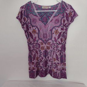 Live and Let Live Multi colored top Size Small